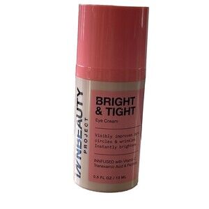 iNNBEAUTY PROJECT Bright & Tight Dark Circle Firming Eye Cream, Free Ship 0.5 oz